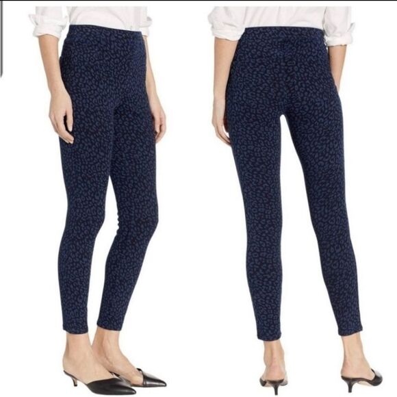 Spanx jeanish leopard print jegging leggings size Medium - Picture 1 of 6